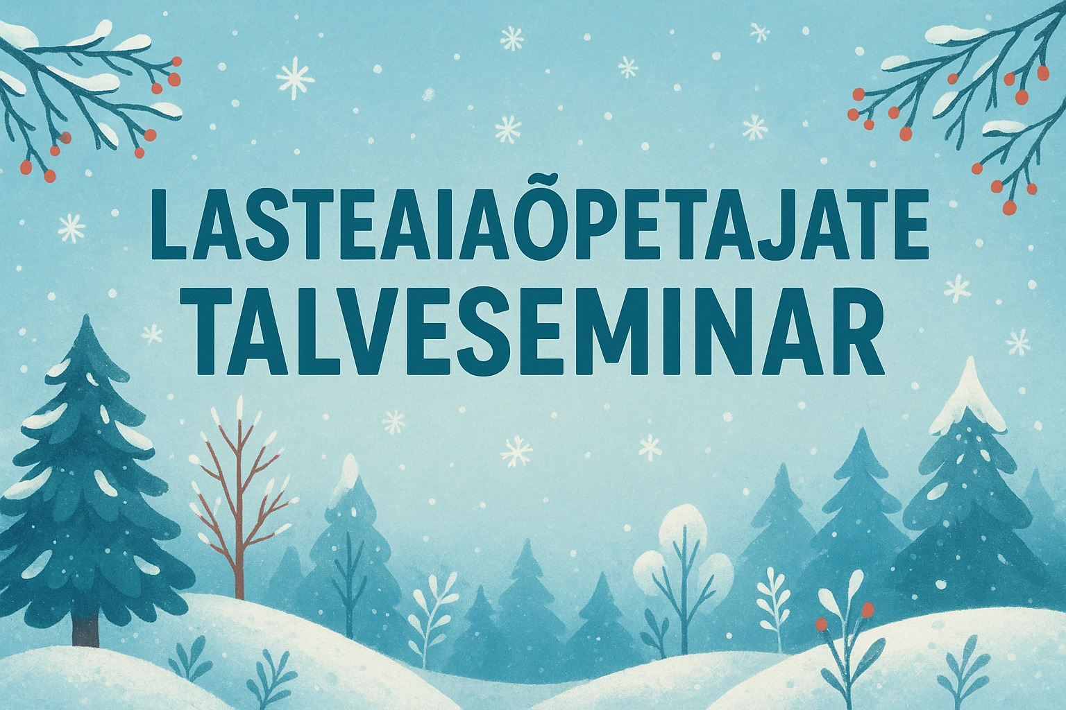 Lasteaiaõpetajate talveseminar