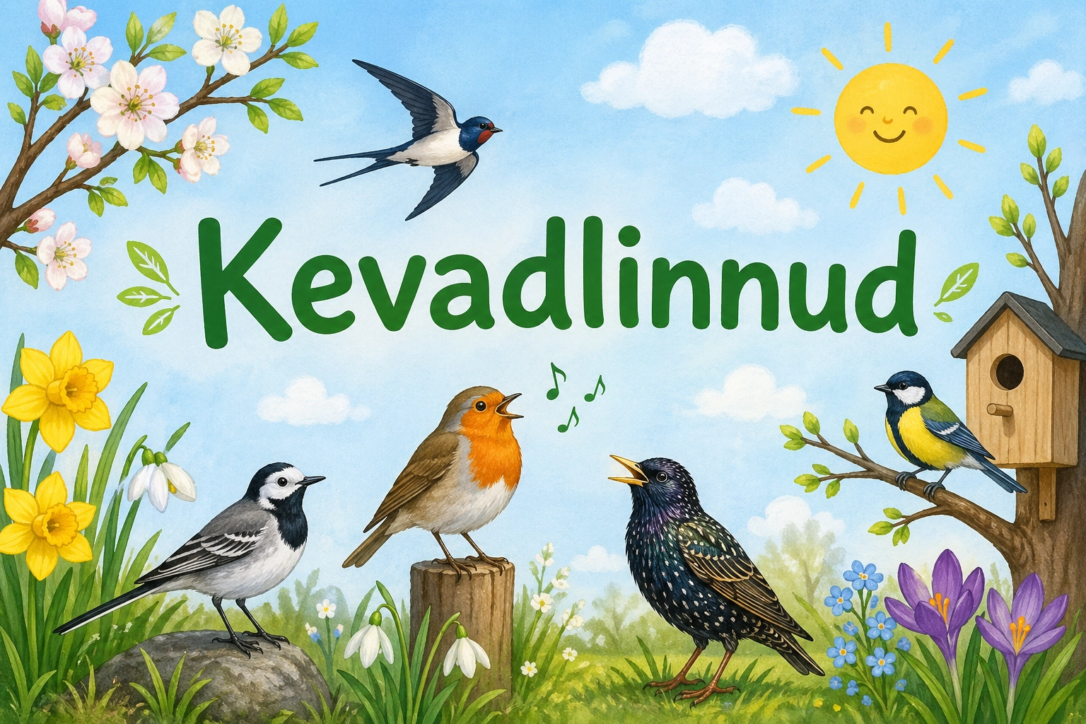 Tuleme uue programmiga “Kevadlinnud” lasteaedadesse